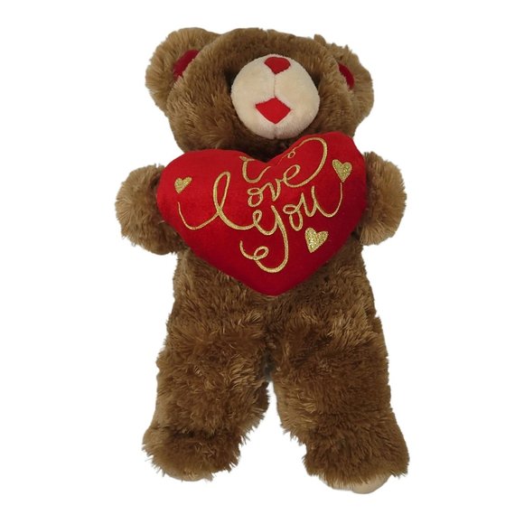 Dan Dee 2019 Sweetheart Teddy Bear Plush 18" Stuffed Animal Toy I Love You Heart - Picture 9 of 11
